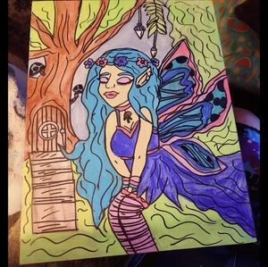 Fairy enjoying the forest.